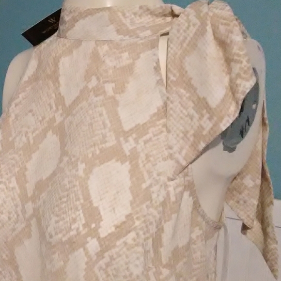 Worthington python blouse - Picture 2 of 3